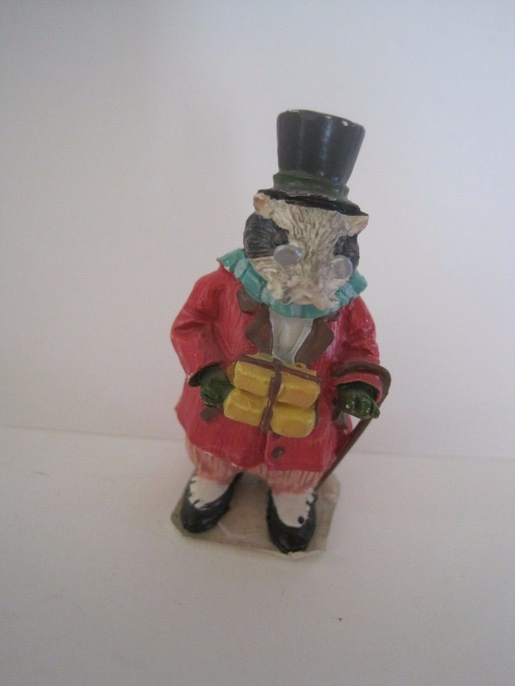 Enesco Badger Metal Figurine