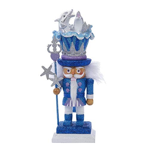 Kurt Adler Hollywood Dolphin Nutcracker, 12-Inch