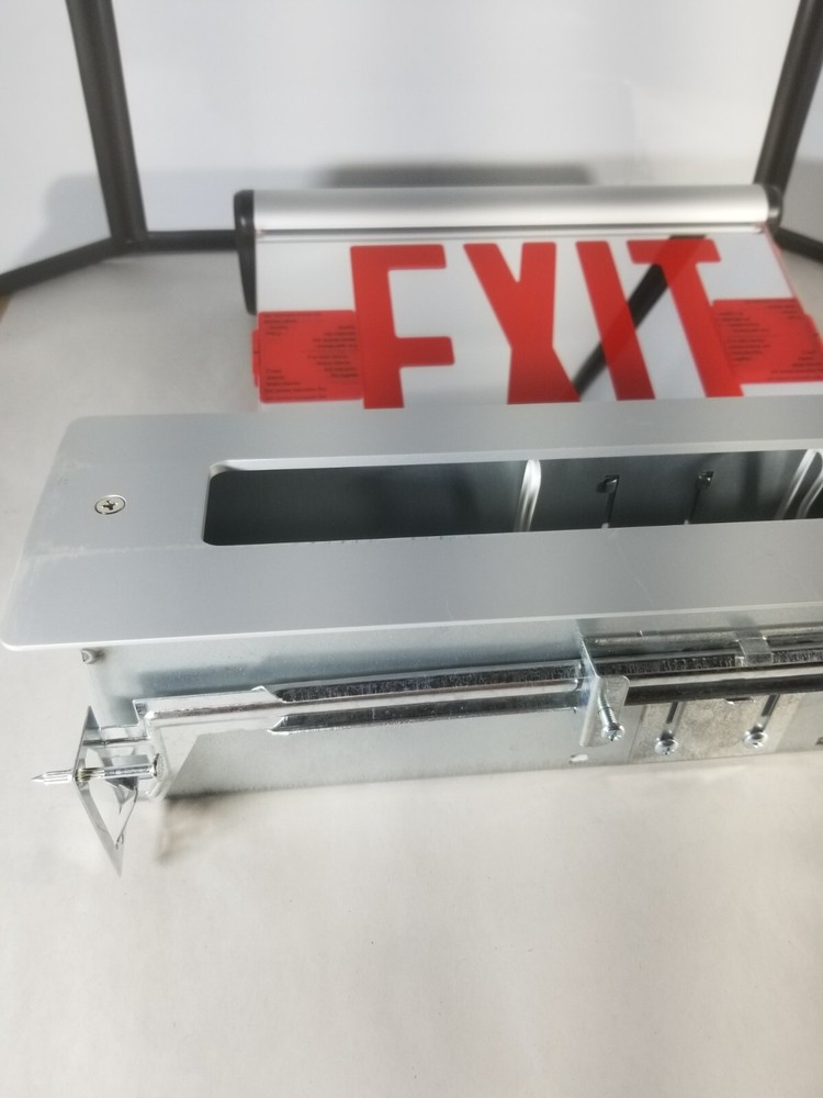 Compass CELS1RNE LED Emergency Exit Sign Red Letter Please Read Description