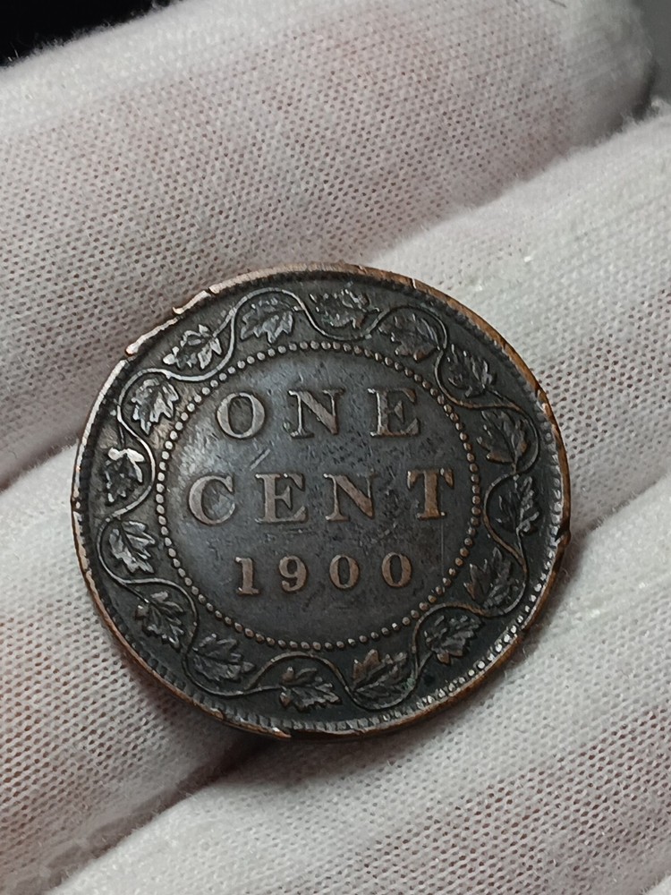 👉1900 Canada One 1 Cent - Victoria - O/470