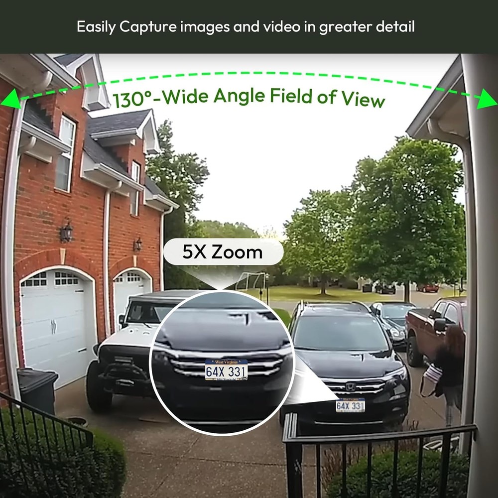 2K solar security camera outdoor camera wireless