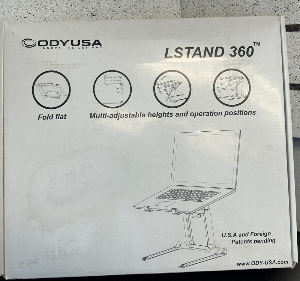 L Stand 360 White
