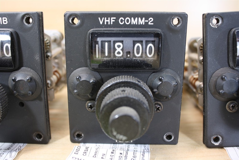 Lot of (4) Unknown NAV COMM Control Heads (Gables?)