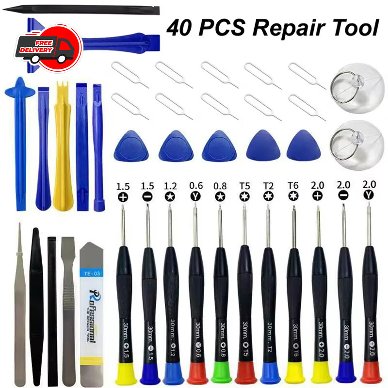 40in1 Mobile Phone Repair Tool Kit Screwdriver Set Multi Function Disassembly