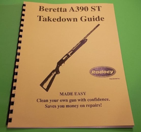 Beretta A390 ST Semi-Automatic Shotgun Takedown Guide – Printed Reference (8)