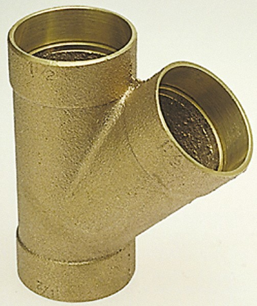 COPPER FITTING E090050 WYE 1-1/2" CAST COPPER CXCXC CONNECTION