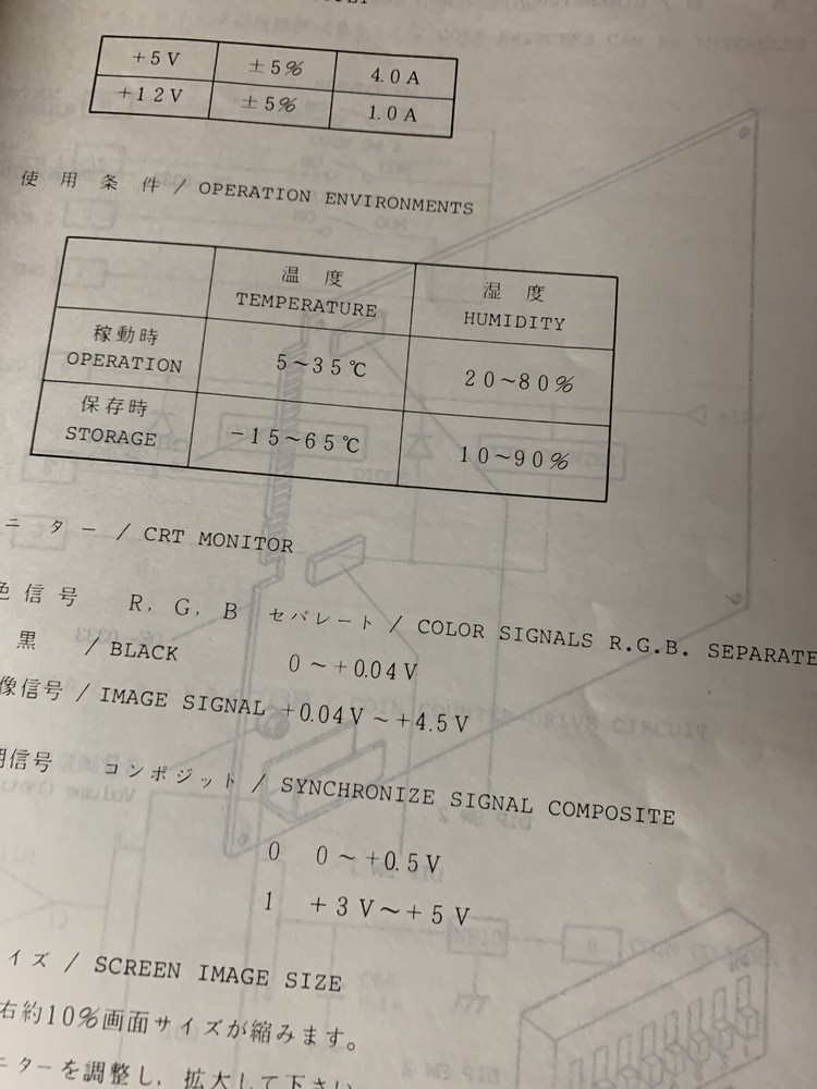 original Crude Buster Data East Arcade Video Game manual
