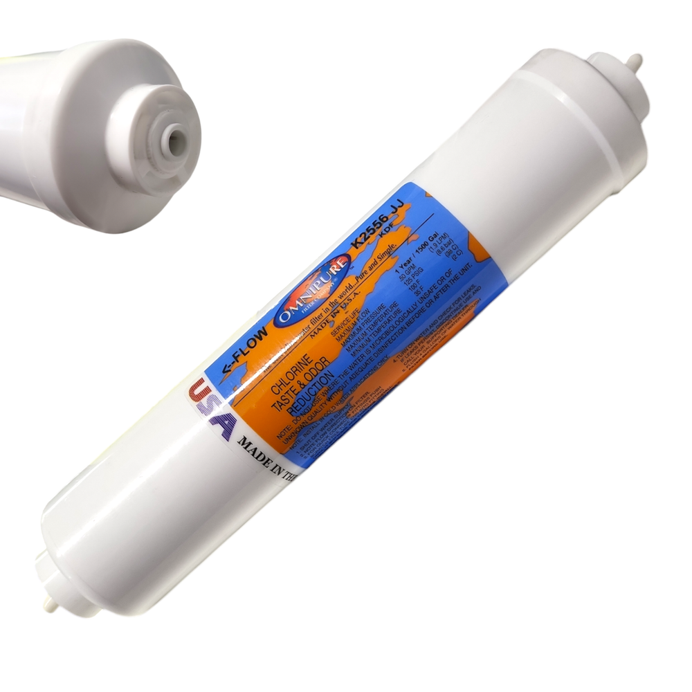 Omnipure K2556-JJ All KDF-55 Inline Water Filter 1/4" QC 3-PACK