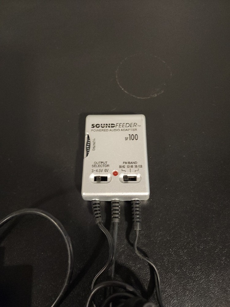 Arkon SF100 SoundFeeder Gray Wireless CD Player DC Powered Audio Adapter