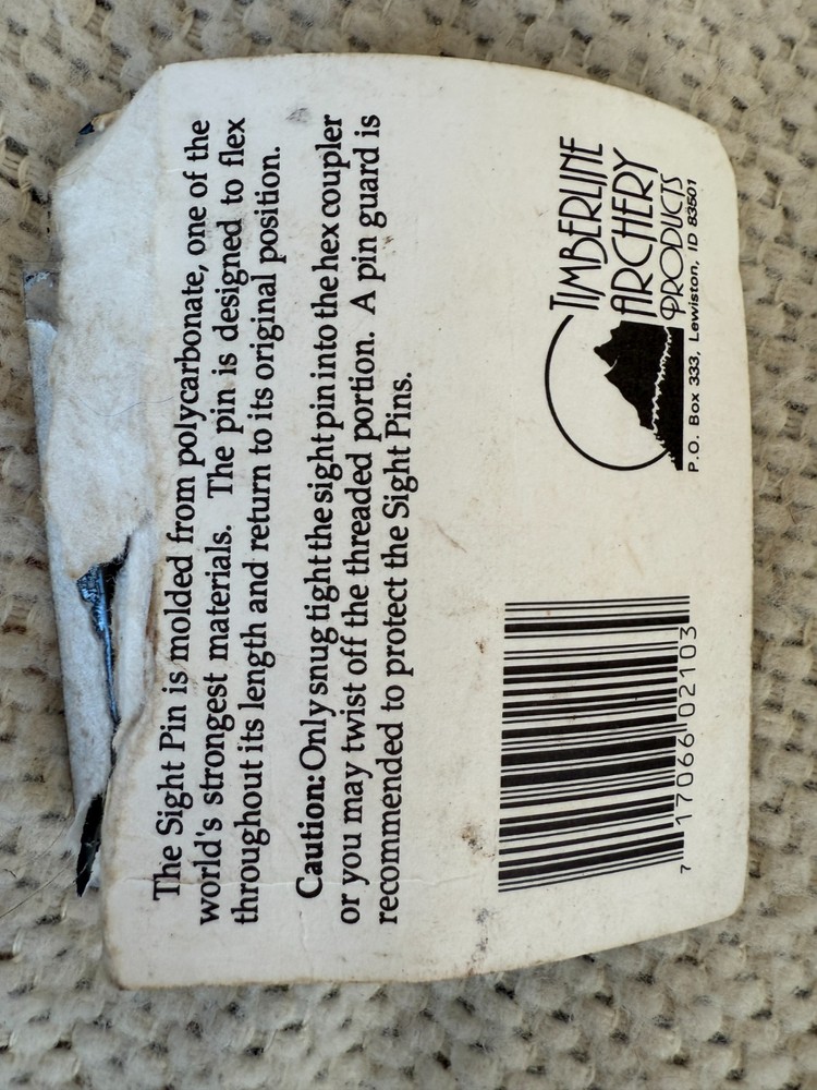 Timberline Archery Products Pin Sights