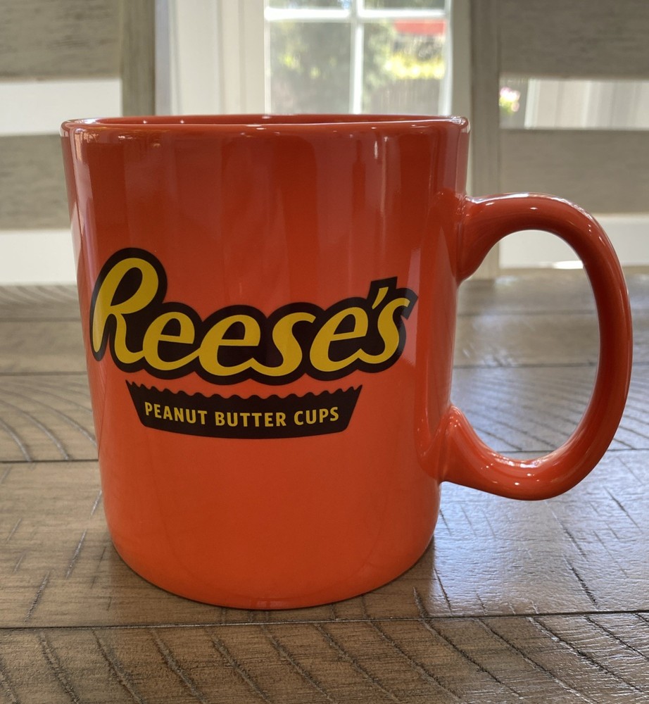 Reese’s Peanut Butter Cups Orange Coffee Mug 24 Oz