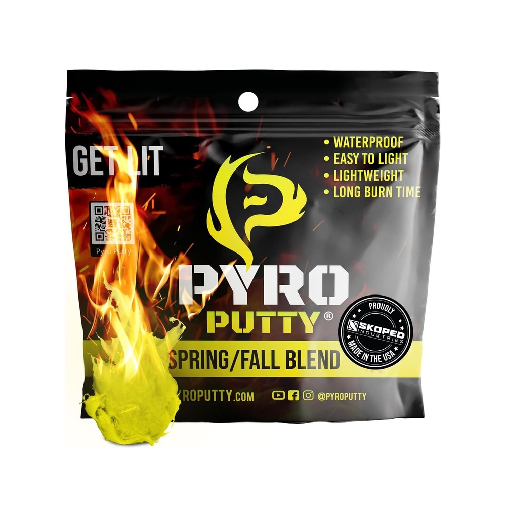 Pyro Putty Fire Starter Lightweight Waterproof Survival Tool for Camping Gear