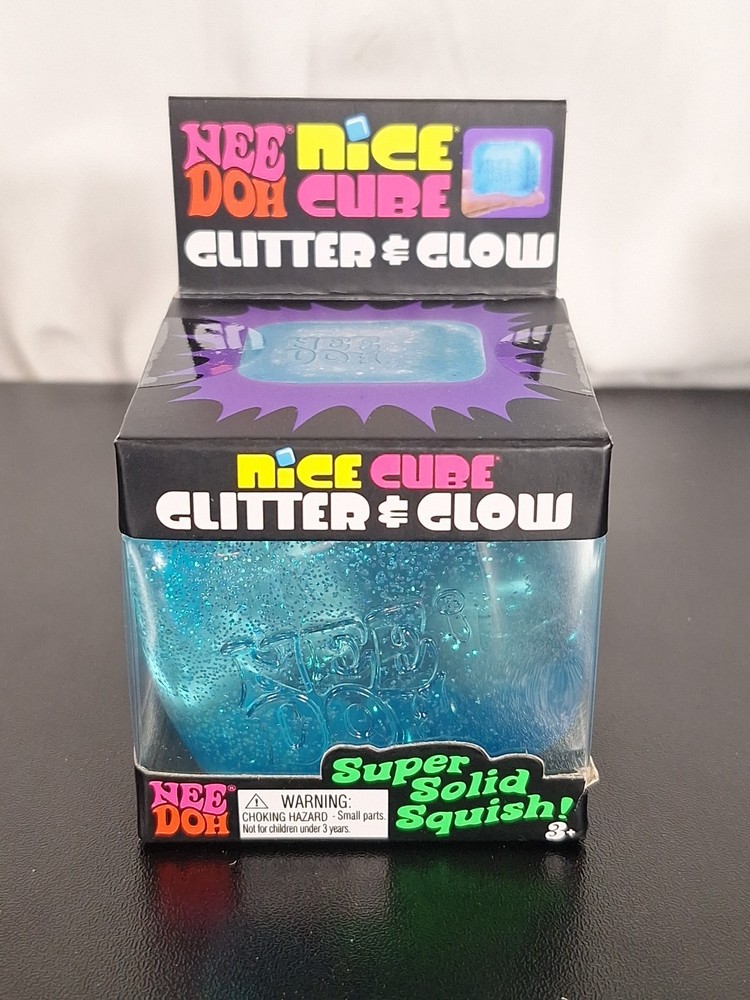 Nee Doh Nice Cube Glitter & Glow