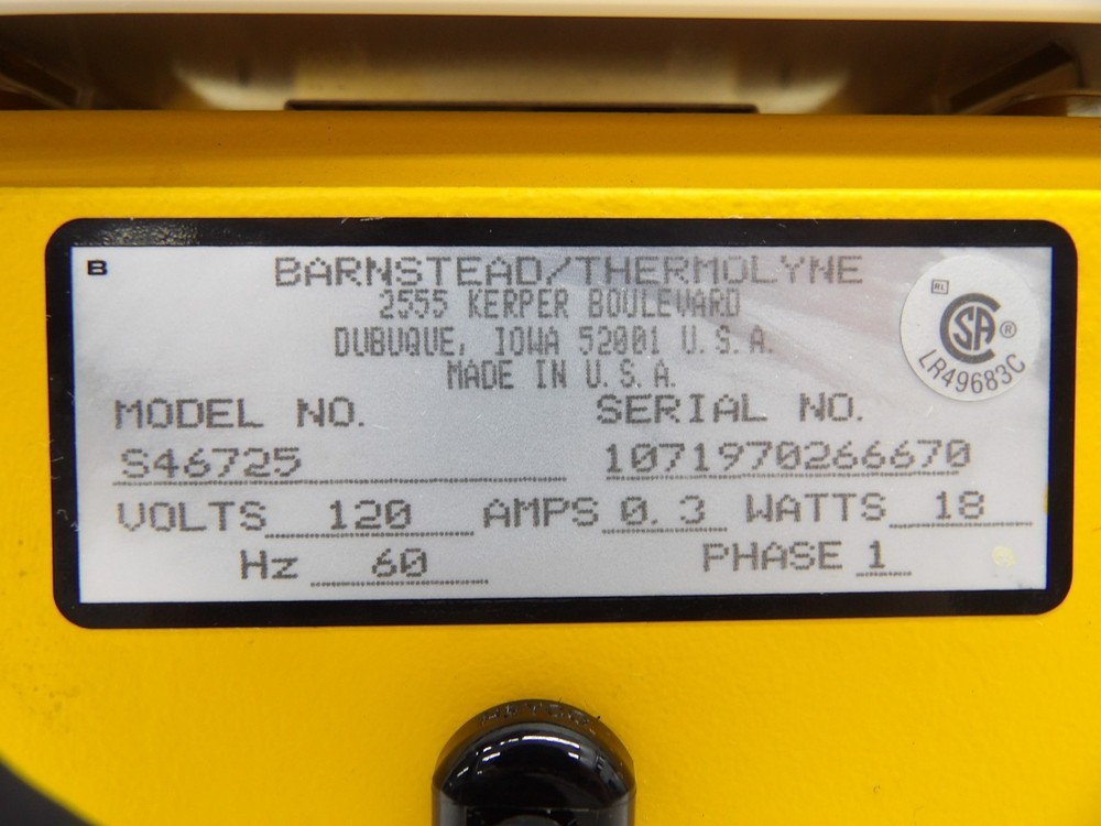 Barnstead/Thermolyne Model: S46725 Variable Speed Magnetic Stirrer