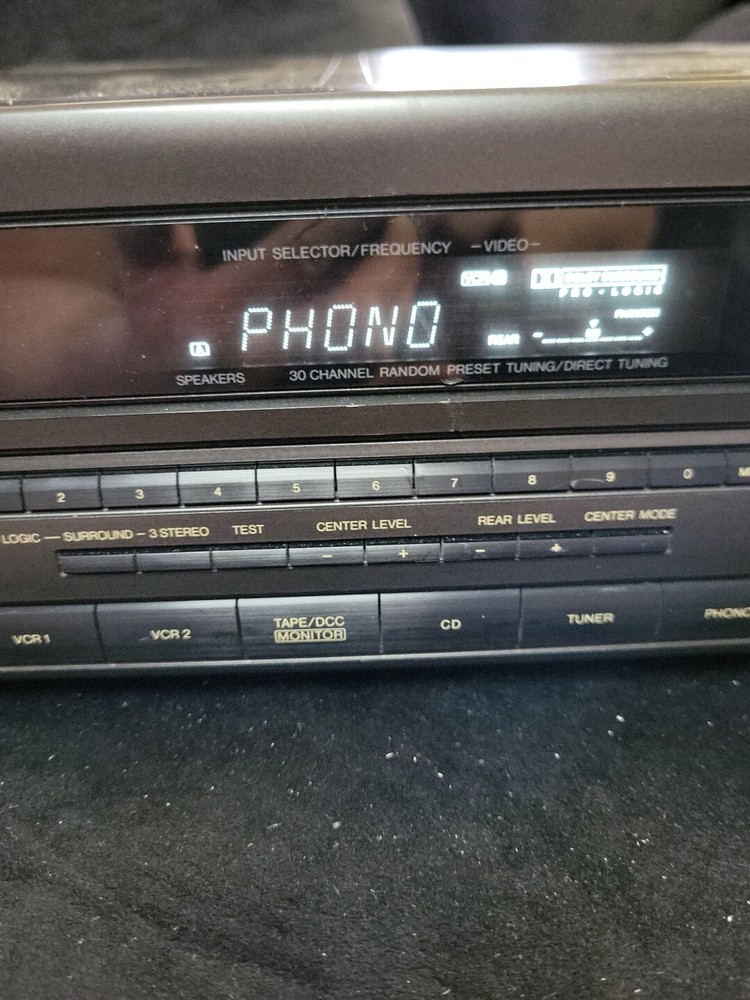 Vtg Technics AV Control Stereo Receiver SA-G9057-Powers On