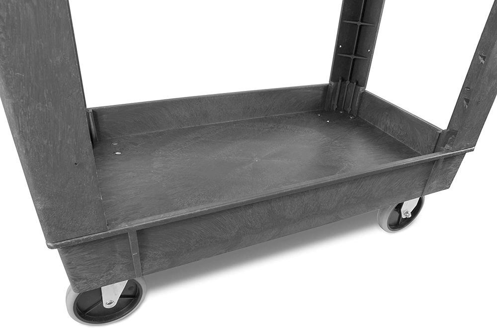24*36 Inch Heavy Duty Service Polypropylene Utility Cart Tools Organizer Rolling
