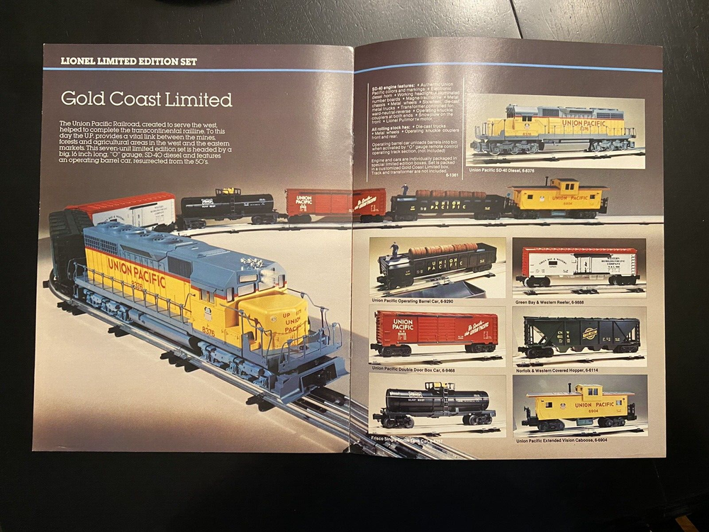 1983 LIONEL TRAINS CATALOG