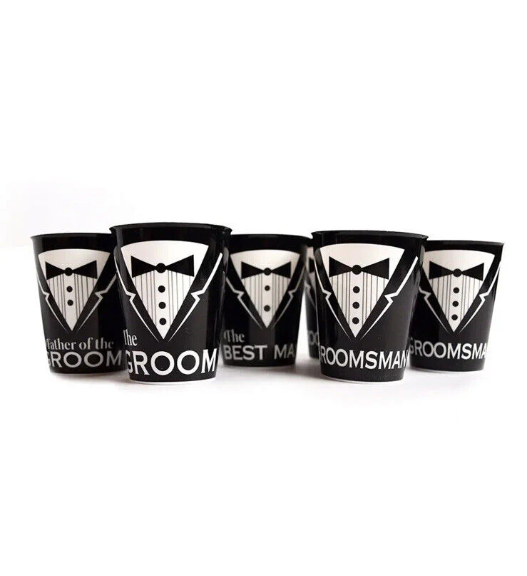 Bachelor Party Shot Glass Set