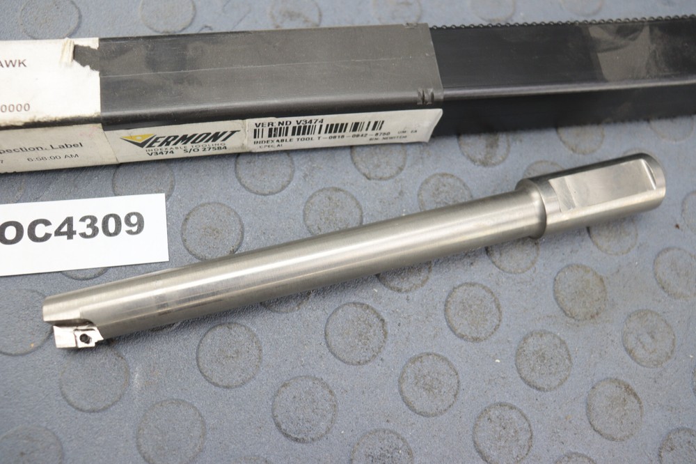 VERMONT BACK FACING INDEXABLE TOOL V3474 LOC4309