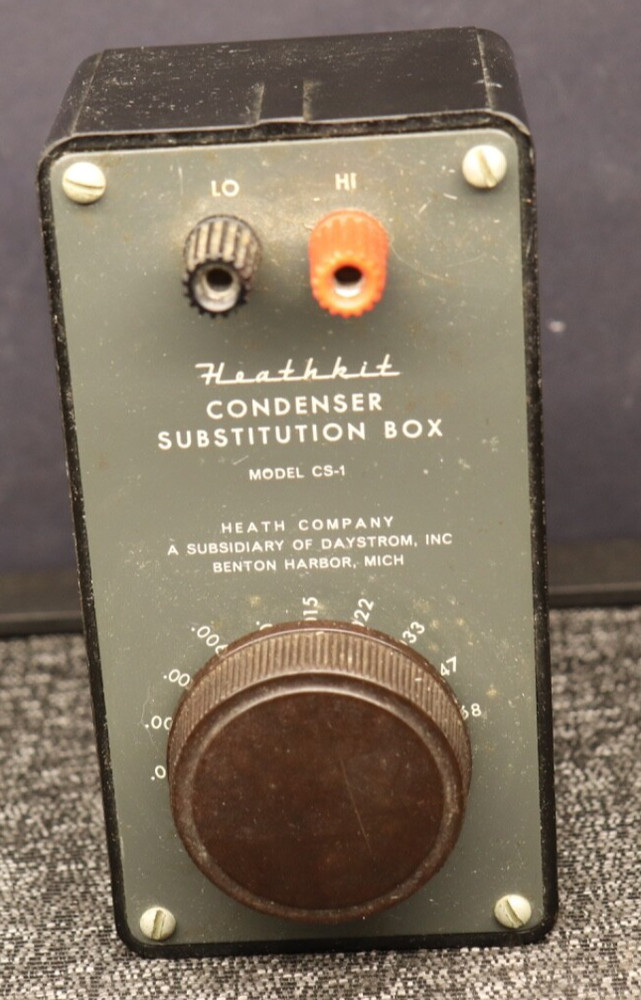 Vintage Heathkit Model CS-1 Condenser Substitution Box
