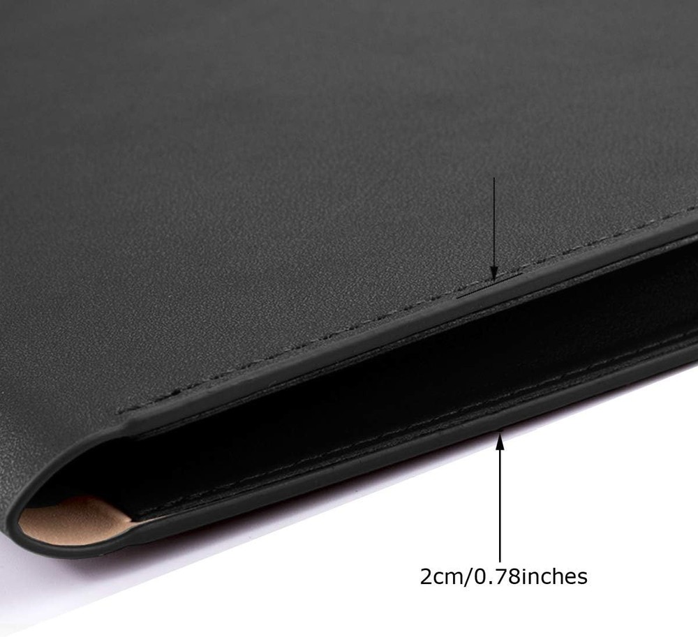 Large Capacity PU Leather Envelope Case for A4 Files - Perfect for Professionals