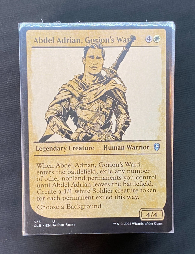 MTG Commander Legends Battle for Baldur's Gate – Showcase Complete Set – Regular