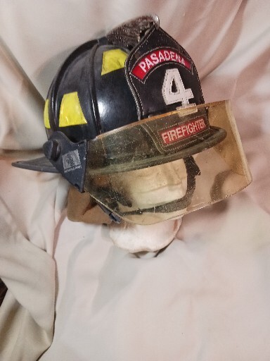 Fireman’s Helmet With Shield Neck Protector