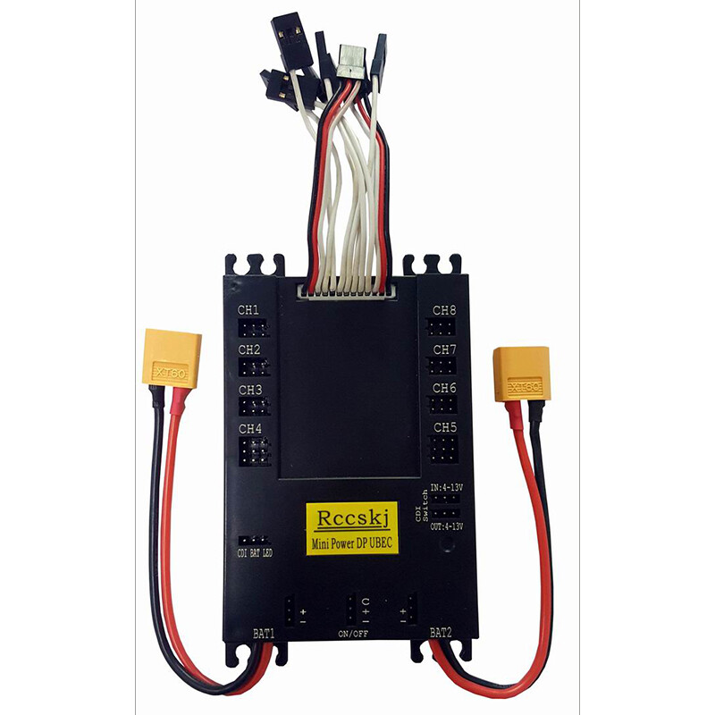Mini Power DP Ubec servo Distribution section board 7-13V voltage w/ Dual Input