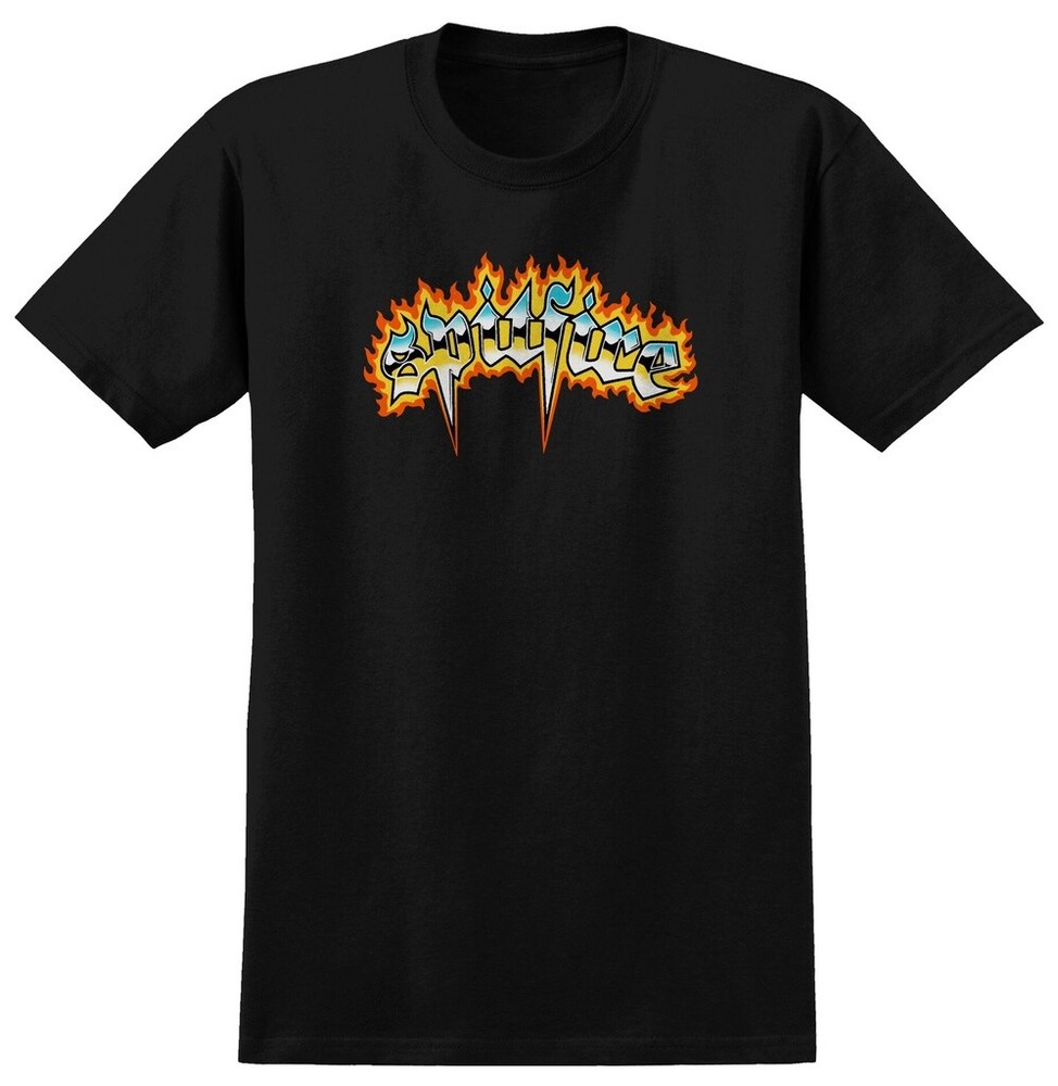 Spitfire Wheels Chrome Venom Black T-Shirt
