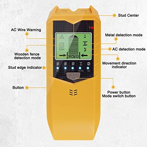 Stud Finder Wall Scanner, 5 in 1 Electronic Stud Sensor, Metal Detector Wall