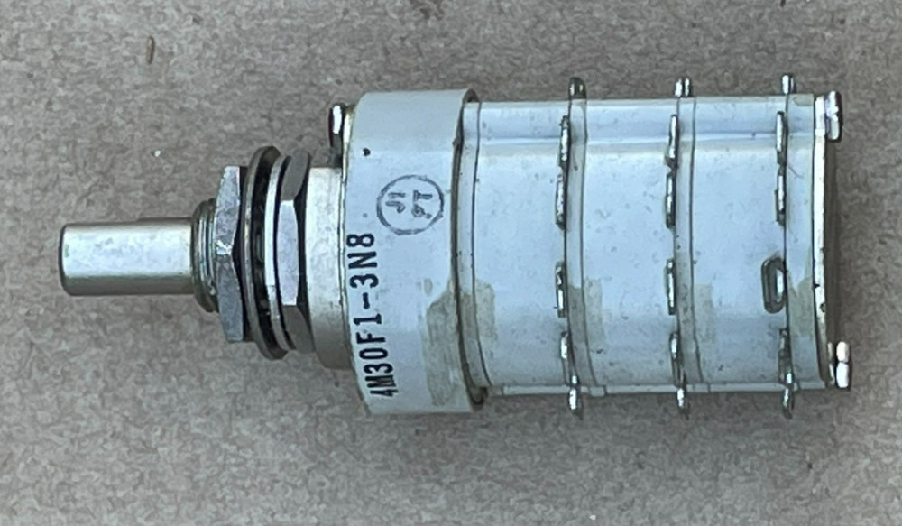 Janco Rotary Switch 2Amp / 115VAC, SR04F30C3HPC