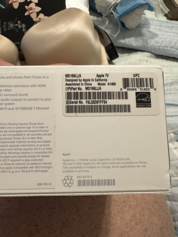 3rd Generation Apple TV Model A1469