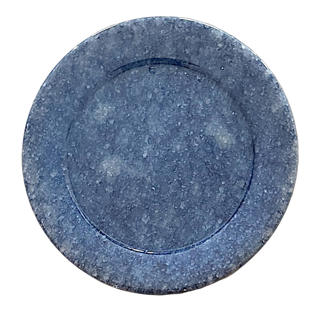 Blue Ceramic Round Coaster (set of 5) Marble Look