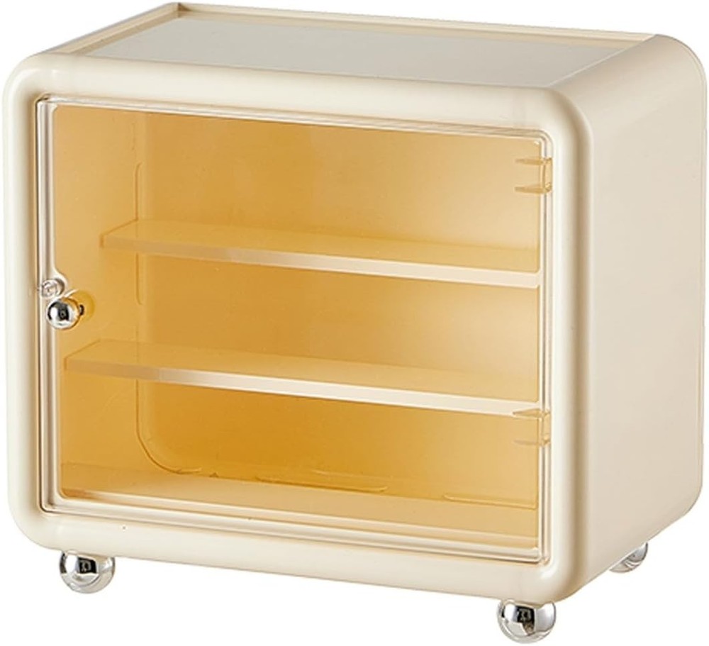 3 Tiers Clear Display Case for Figures, Dustproof Storage Organizer Box with ...