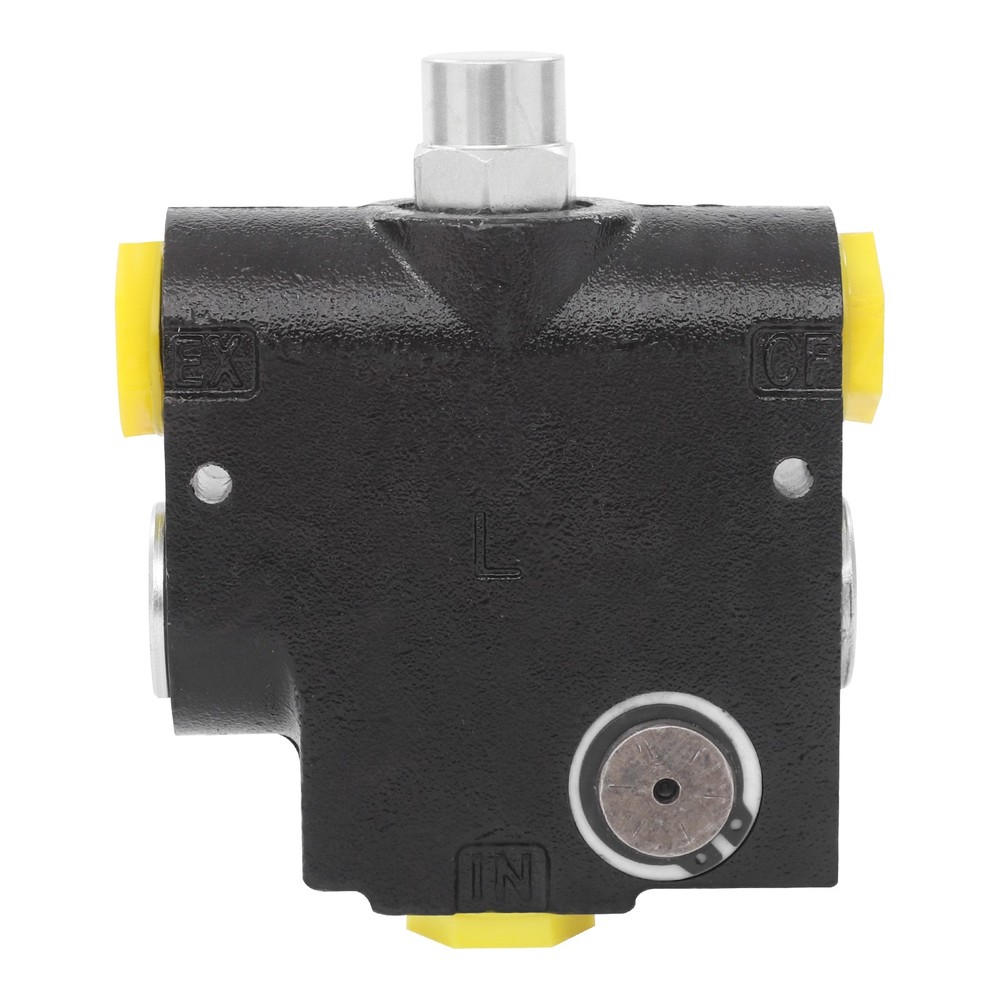 Hydraulic Adjustable Variable Flow Control Valve w/ Relief, 0-30 GPM, 3/4” NPT