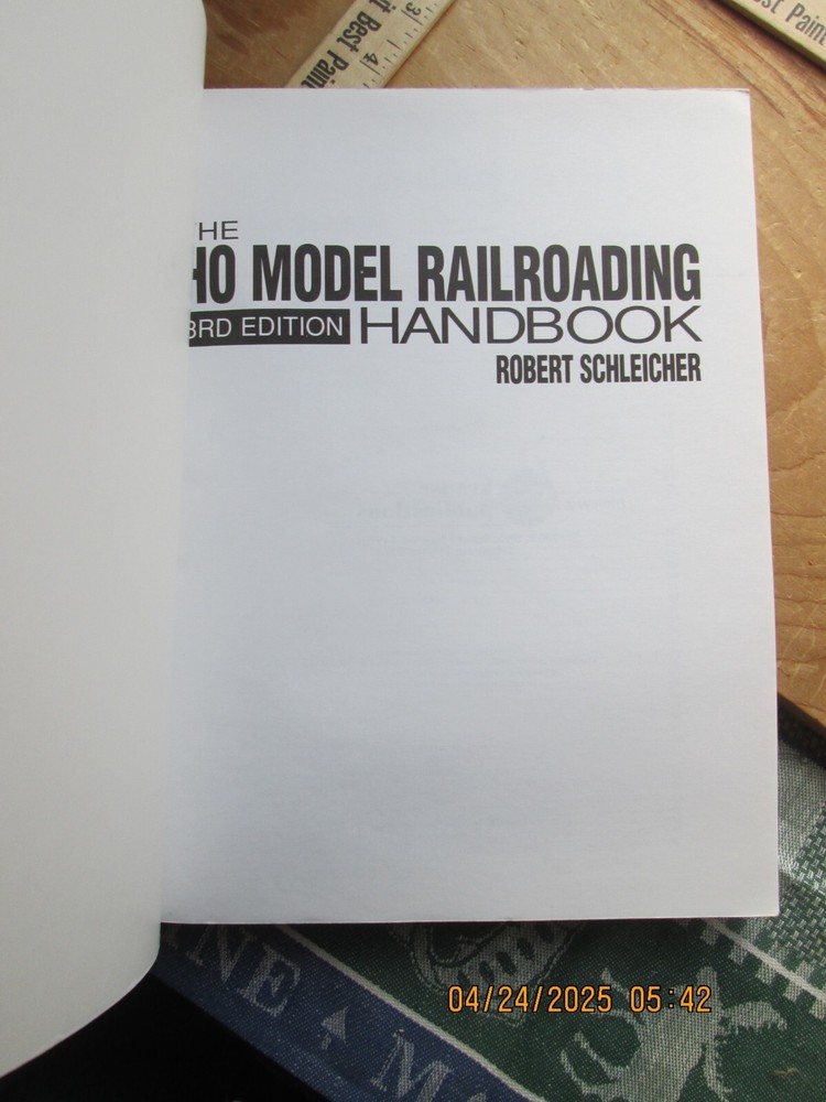 The HO model railroading handbook 3rd edition 1998