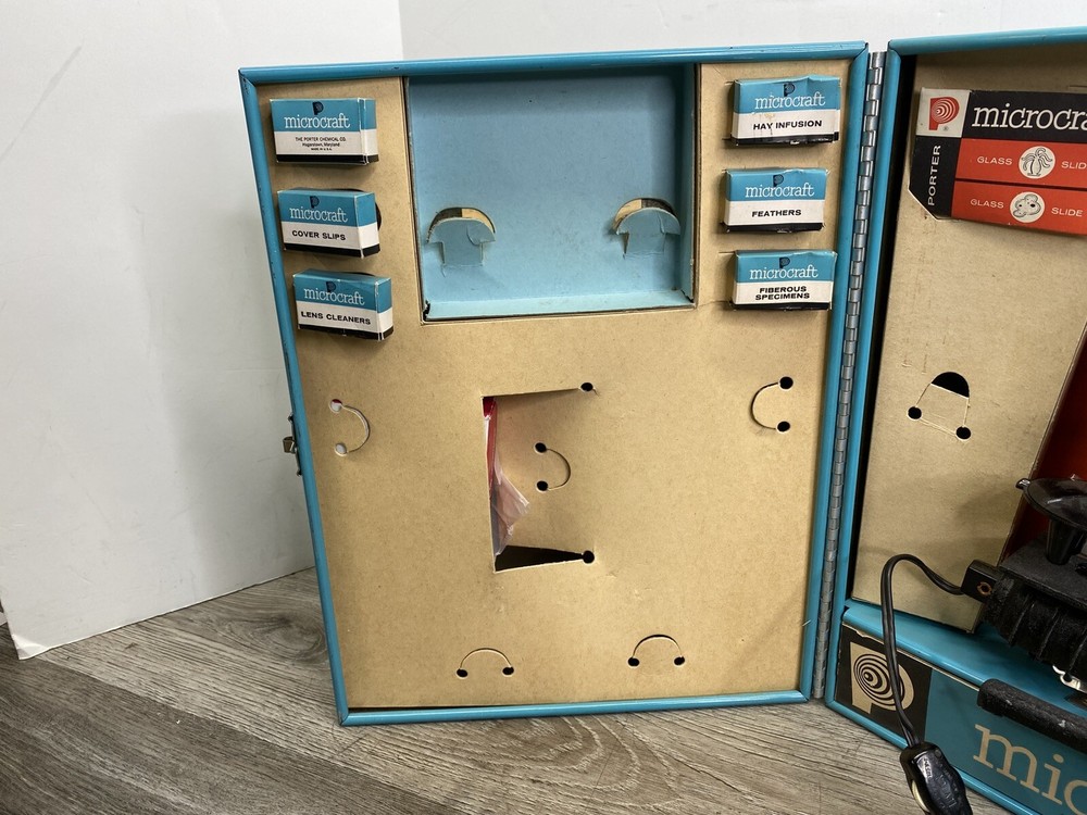 Vintage Porter Science Microcraft Microscope Lab No. 2105