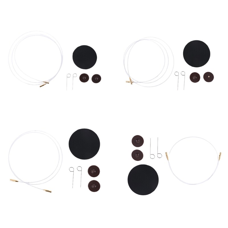 Interchangeable Knitting Needle Cable End Caps Connector DIY Weaving Craft