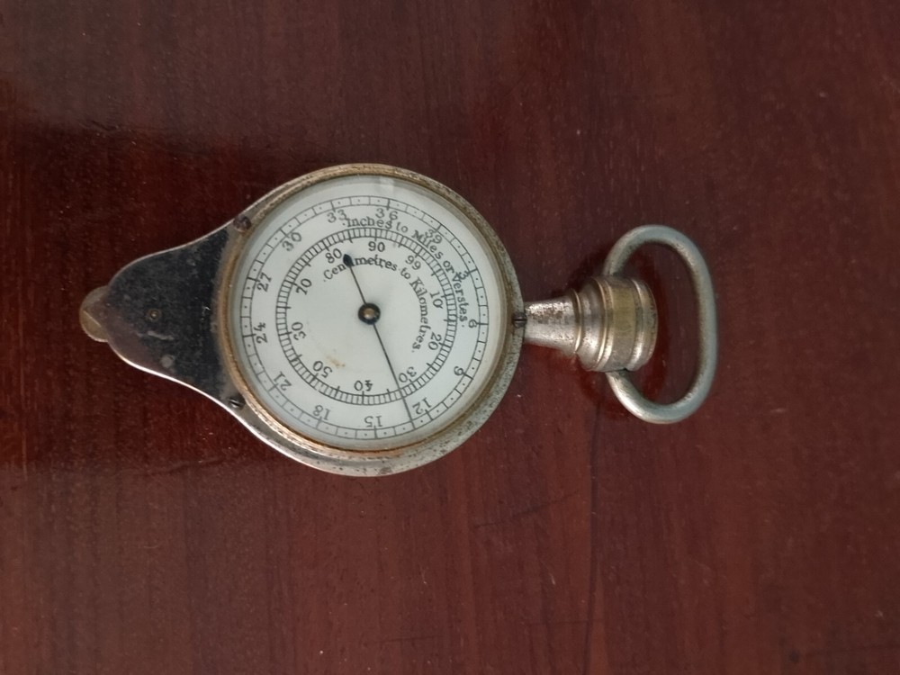 Antique Opsimeter Map Measure by Henri Chatelaine
