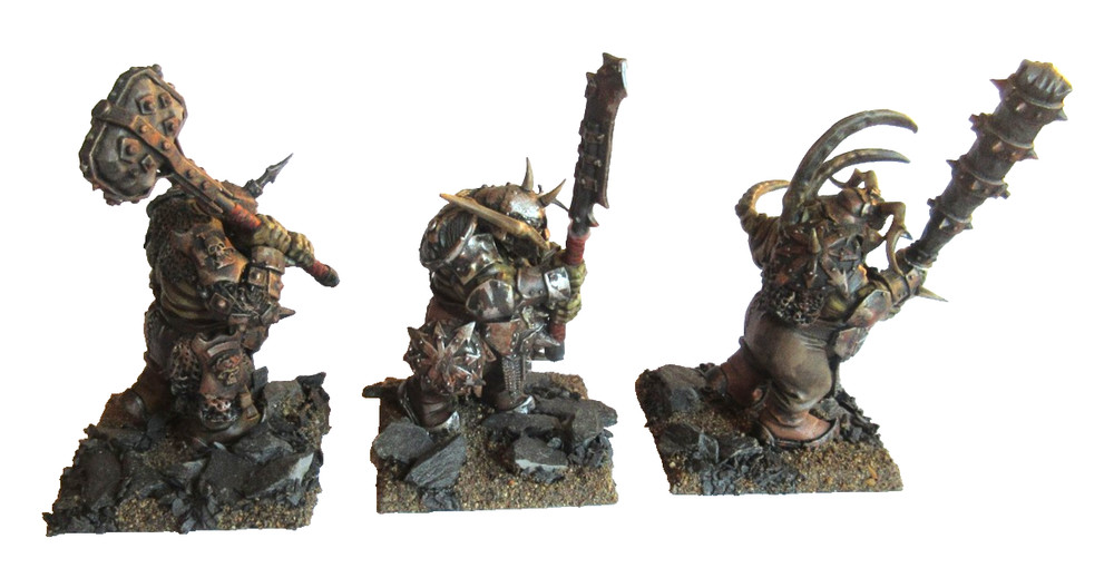 Warhammer Custom Unique Chaos Ogres Painted