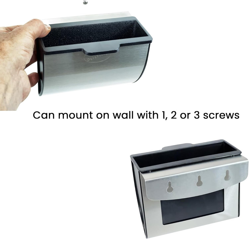 Cat Litter Scoop Caddy - Space-Saving, Wall-Mountable Litter Scoop Holder - Easy