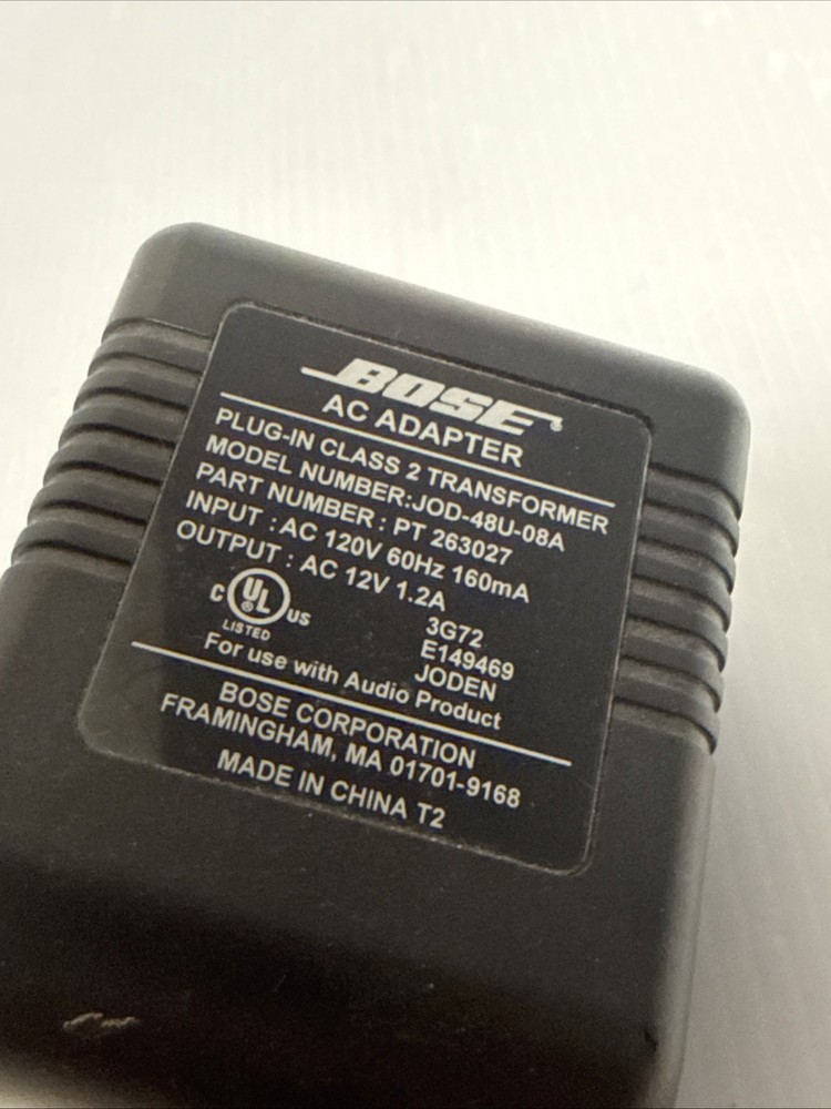 BOSE MediaMate PC Computer Speaker With AC Power Adapter/Read