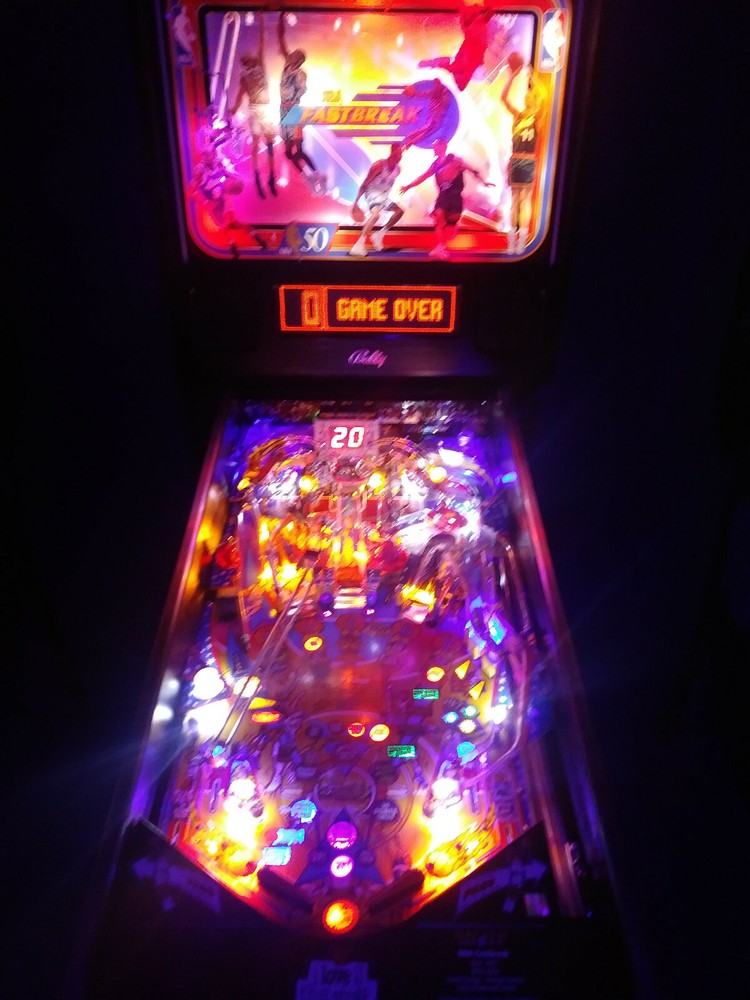 NBA FASTBREAK - NON GHOSTING Lighting Kit custom SUPER BRIGHT PINBALL LED KIT