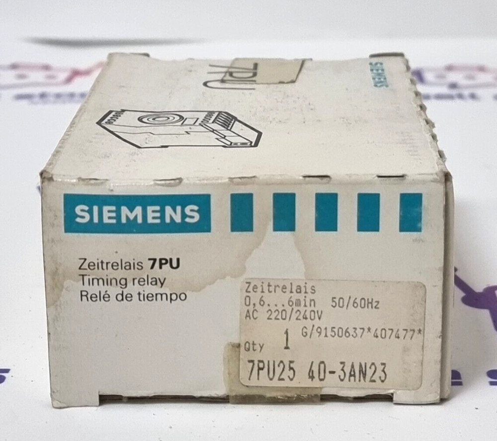SIEMENS 7PU2540-3AN23 Time Relay