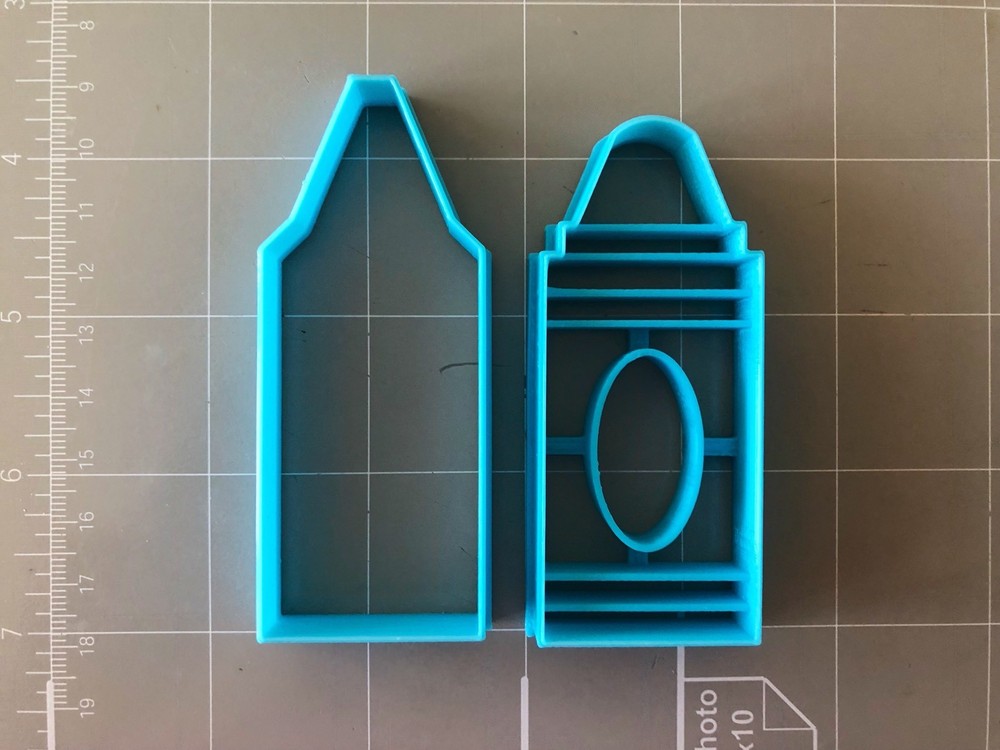 Crayon Cookie Cutter Set Of 2