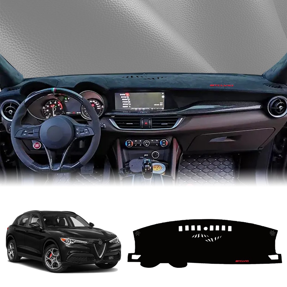 Dashboard Pad fit for Alfa Romeo Stelvio 2017 2018-2024 LHD dashmat Accessories