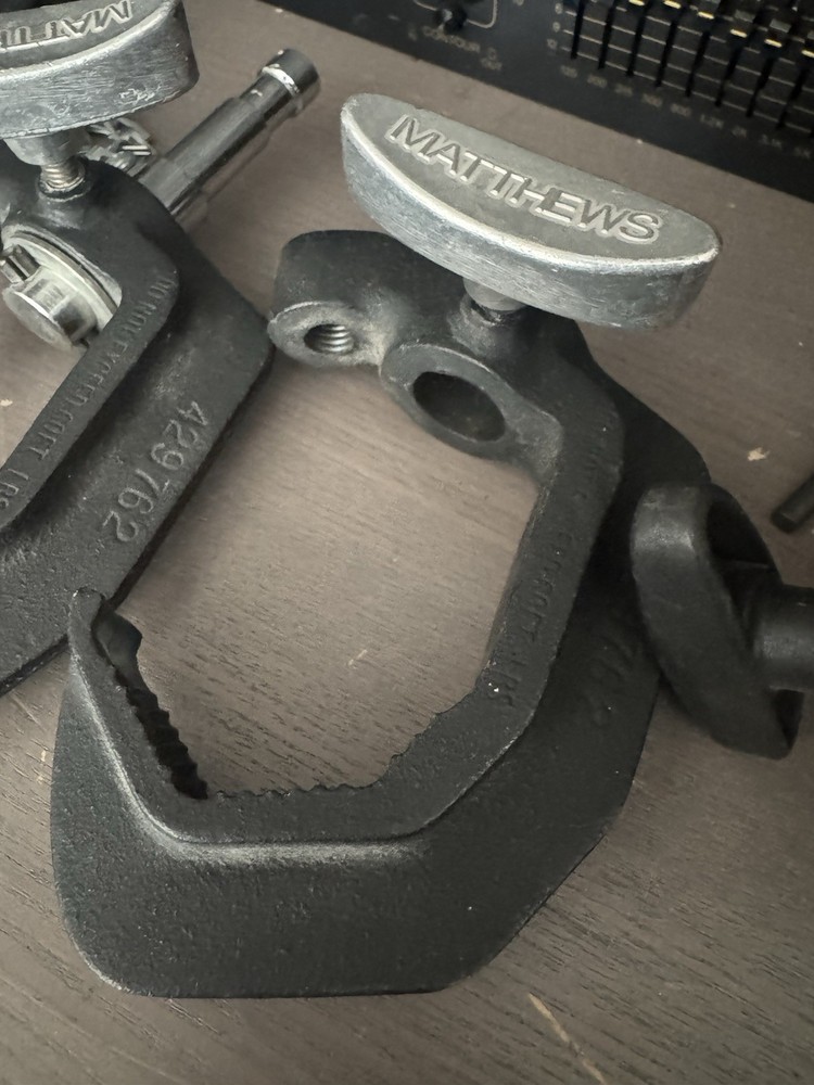 MATTHEWS #429762 STUDIO LIGHT HANGER BEAM/PIPE CLAMP