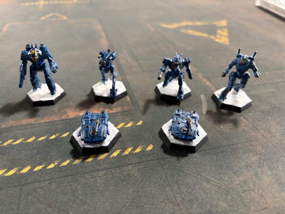 Battletech Inner sphere Painted Lance