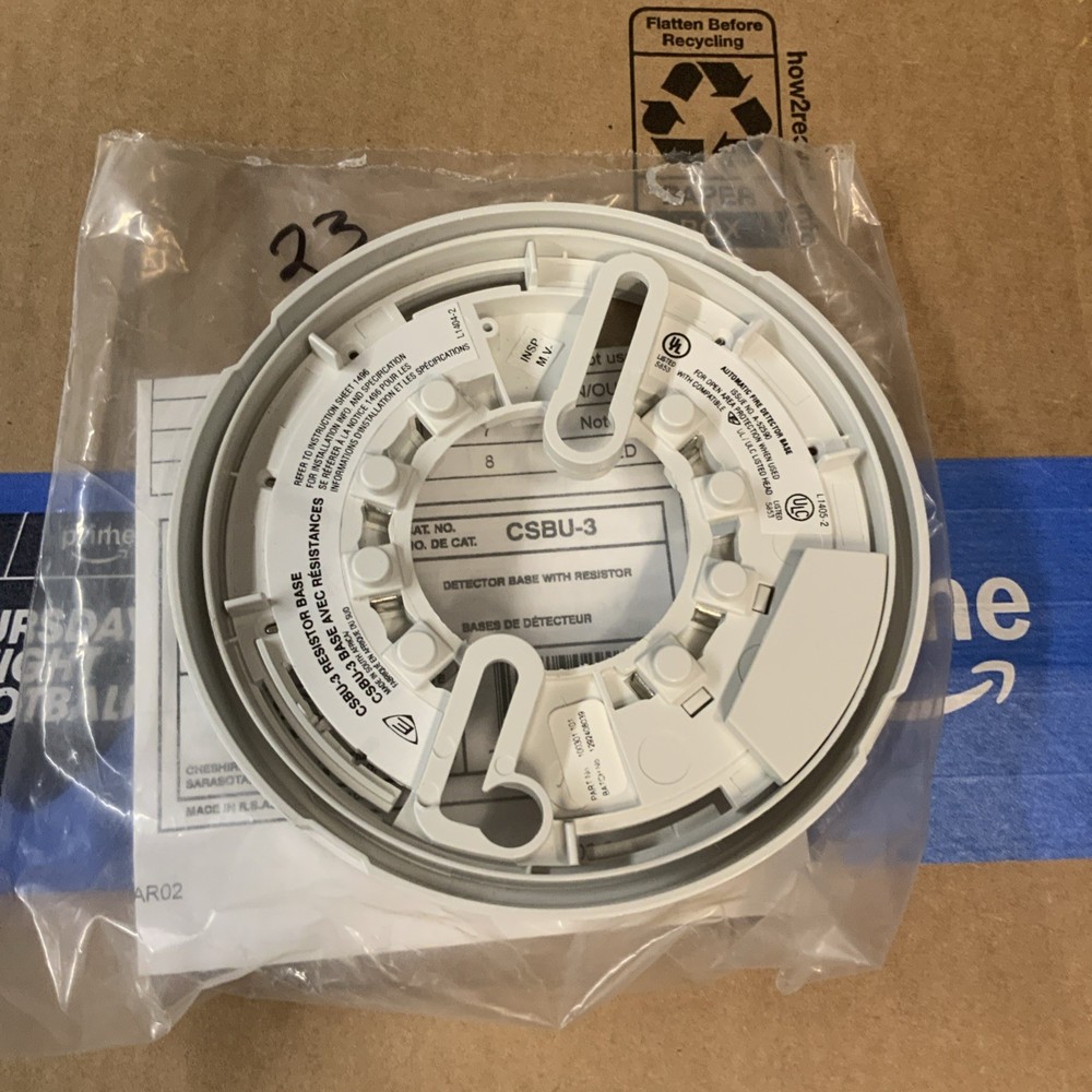 EST CSBU-3 DETECTOR BASE NEW IN PACKAGE