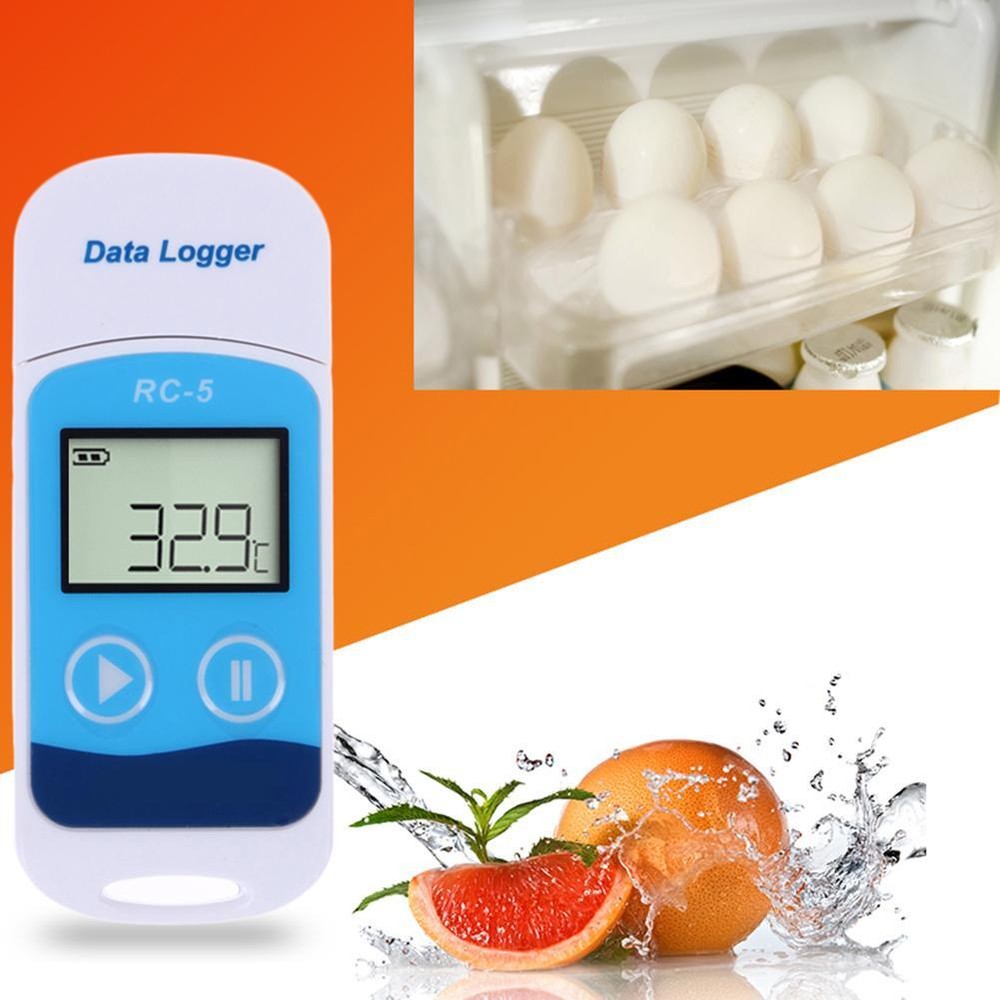 Digital USB Temperature Data Logger Recorder for Refrigerated Transport Tool